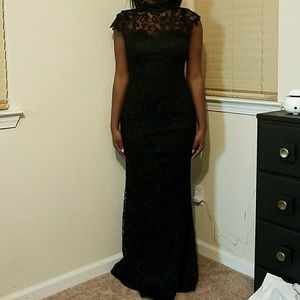Lace Black Prom Dress